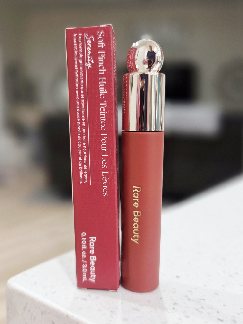 Rare Beauty Soft Pinch Lip Oil - Serenity (Warm Pink)